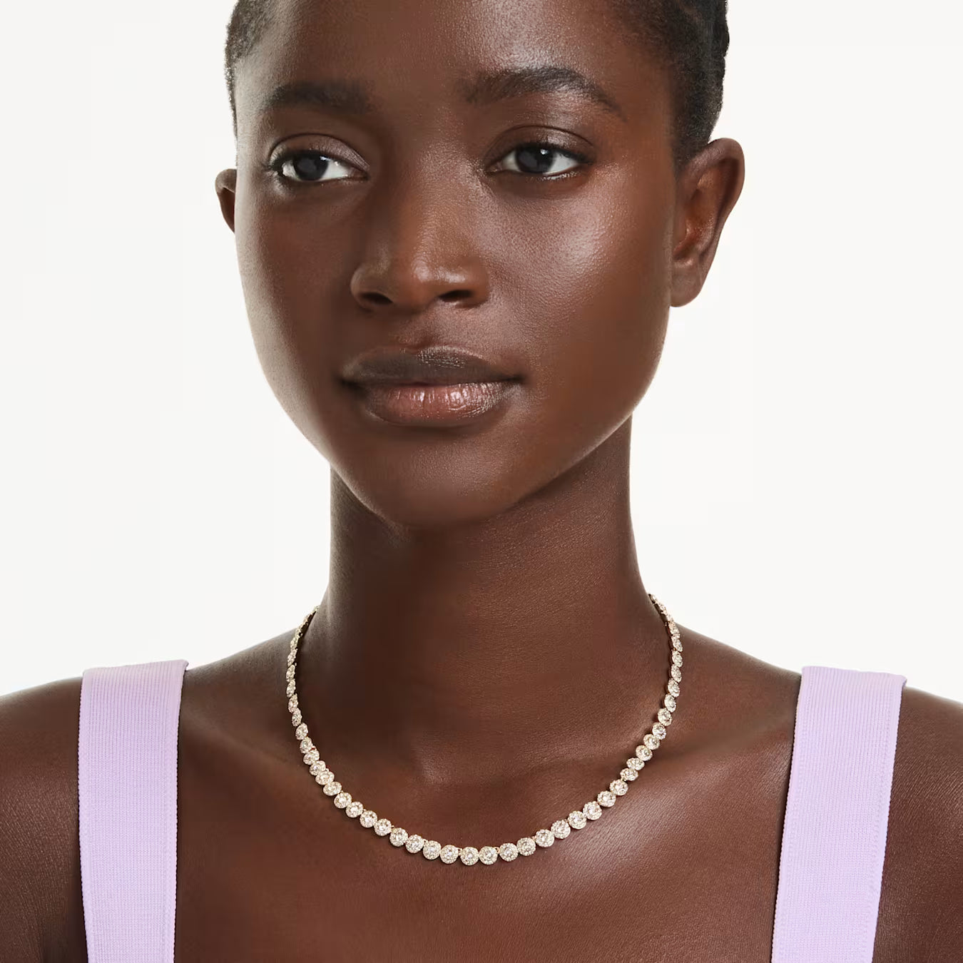 Collana Una Angelic piccola placc oro