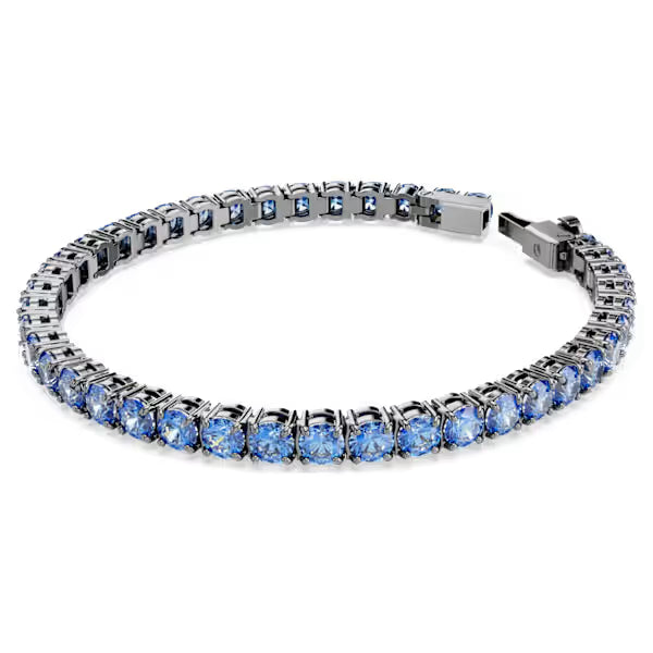 Braccialetto Matrix Tennis blu placc rutenio