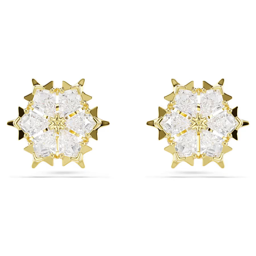 Orecchini Magic Fiocco Di Neve placc oro 18K