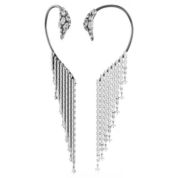 Orecchini ear cuff The Vienna Collection Cigno Placc rutenio