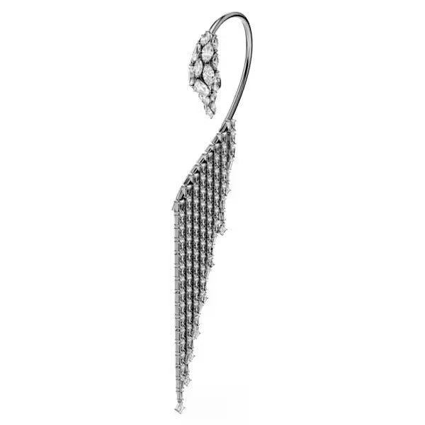 Orecchini ear cuff The Vienna Collection Cigno Placc rutenio