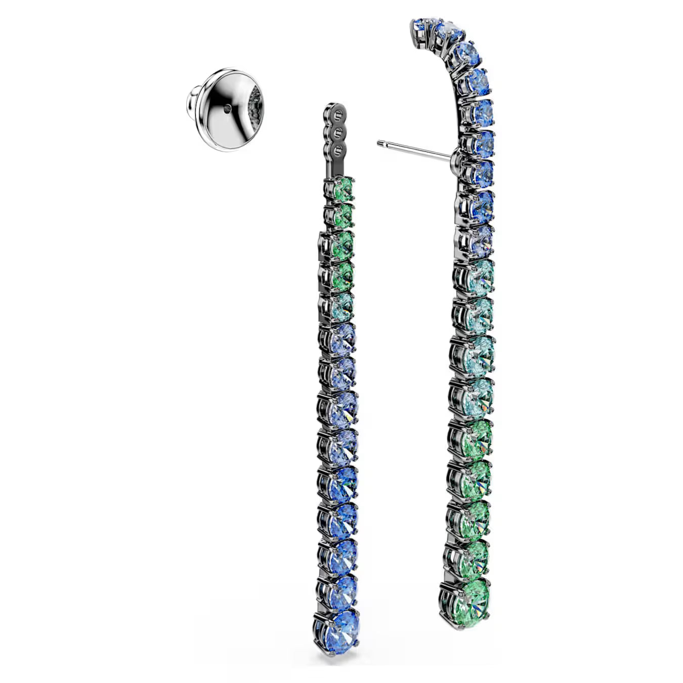 Orecchini pendenti Matrix Sfumatura Blu