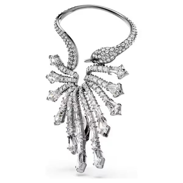 Orecchino ear cuff The Vienna Collection Cigno Placc rutenio