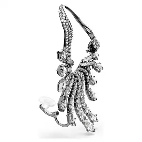 Orecchino ear cuff The Vienna Collection Cigno Placc rutenio