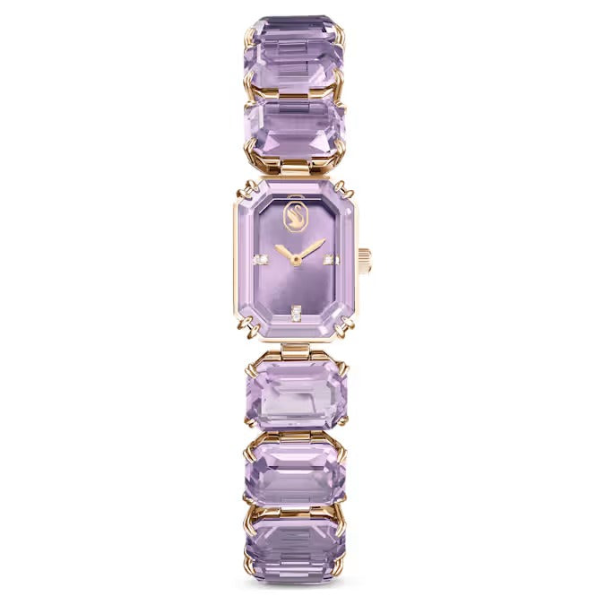 Orologio Millenia Octagon Viola champagne dorato