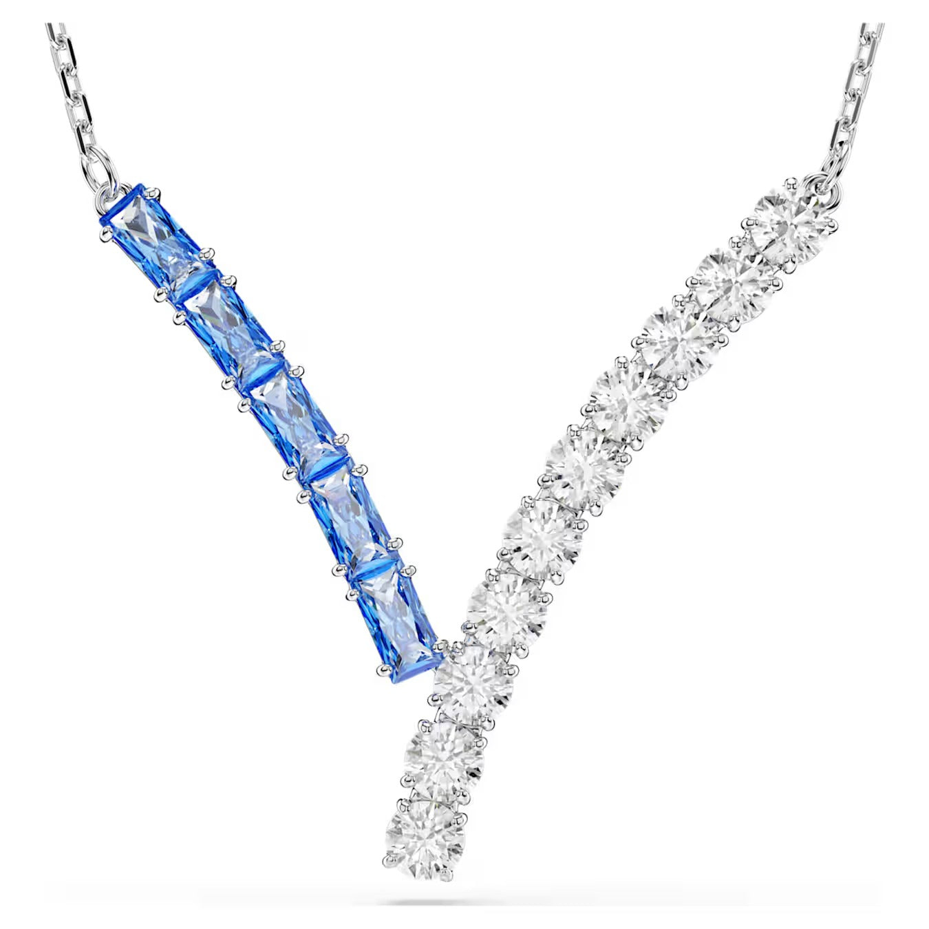 Collana Matrix a V Blu