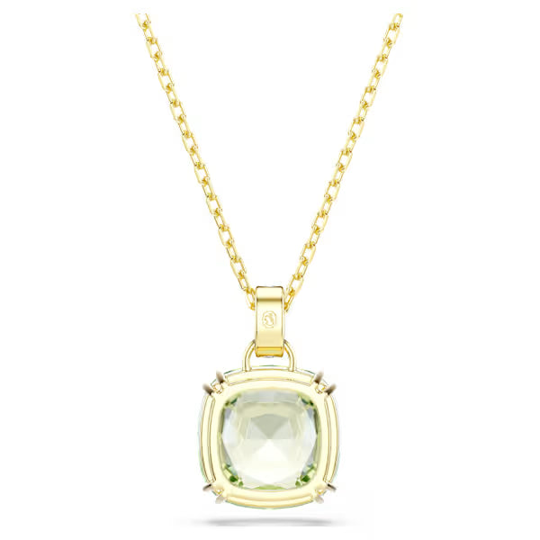 Pendente Millenia Cushion Verde placc oro 18K