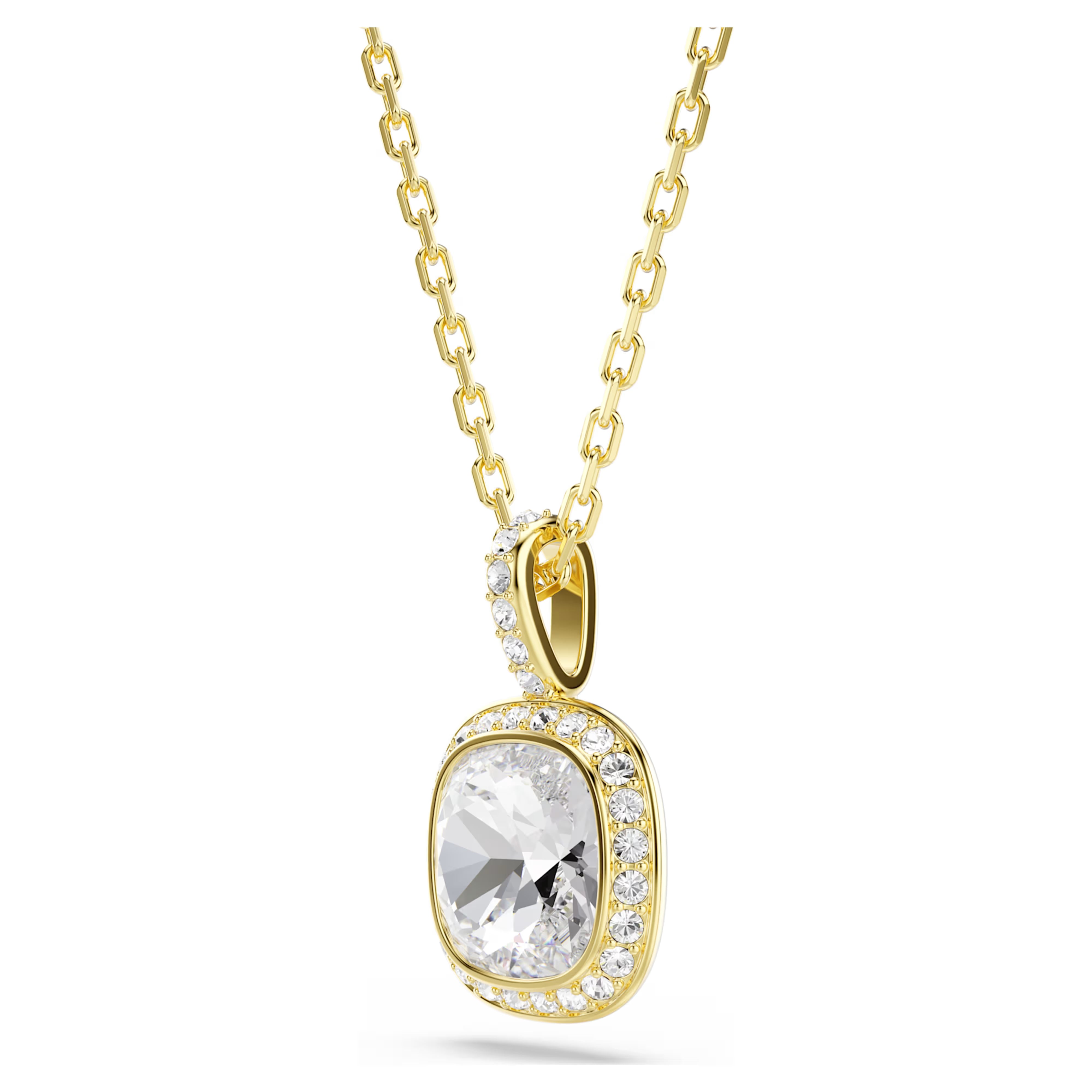 Pendente Una Angelic Cushion placc oro 18K