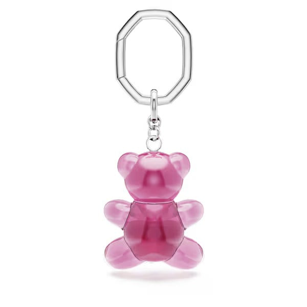 Portachiavi Teddy Orso Rosa
