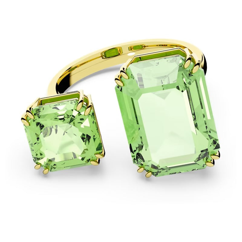 Anello aperto Millenia ottagon Verde