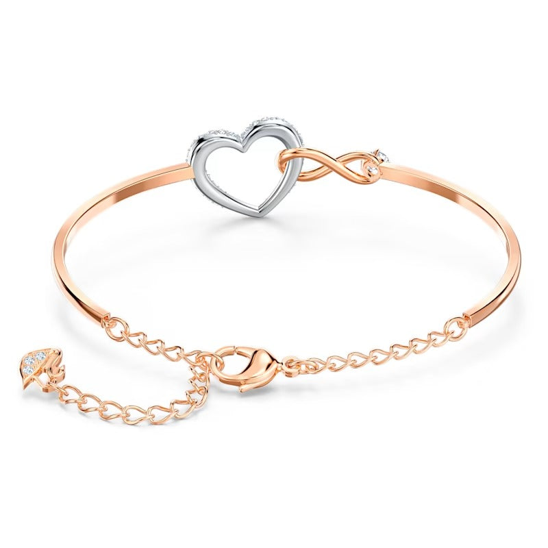 Bracciale rigido Infinity Heart