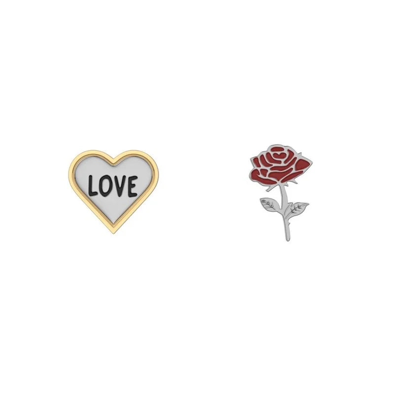 Orecchini “Love La bella e la bestia”