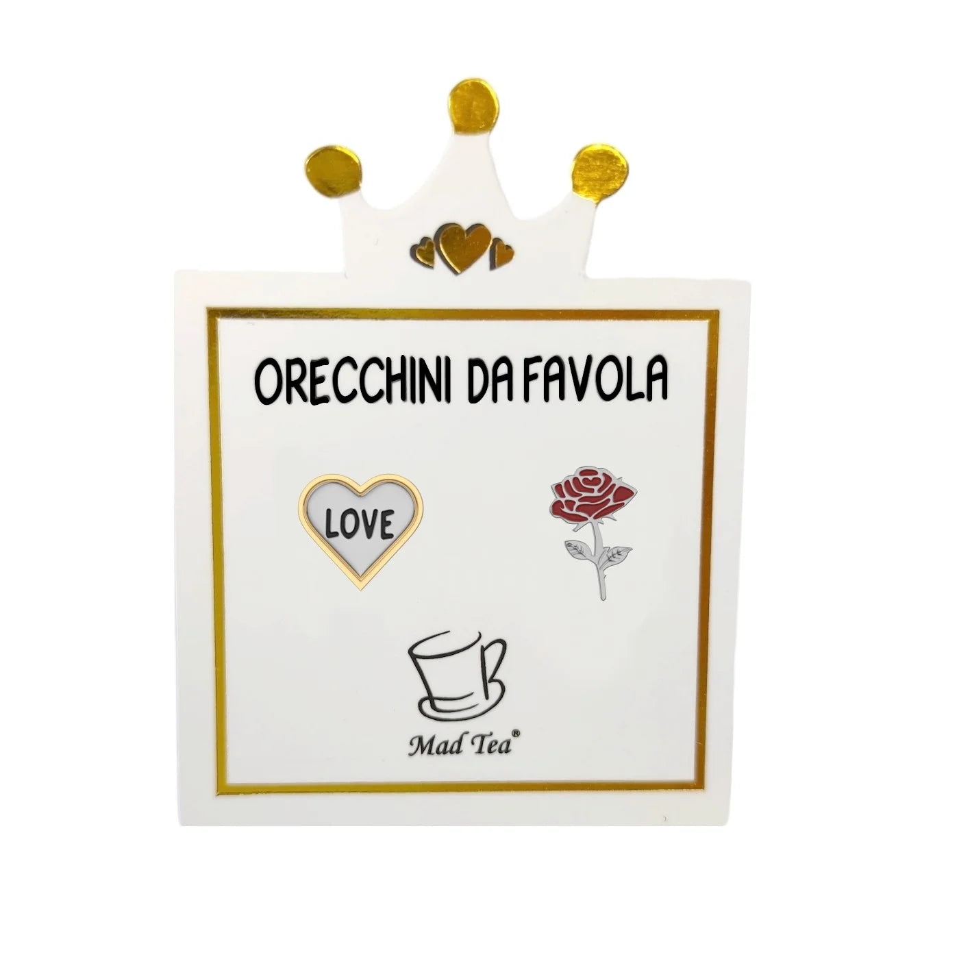 Orecchini “Love La bella e la bestia”