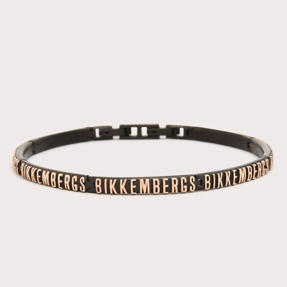 Bracciale da uomo lettering in rilievo