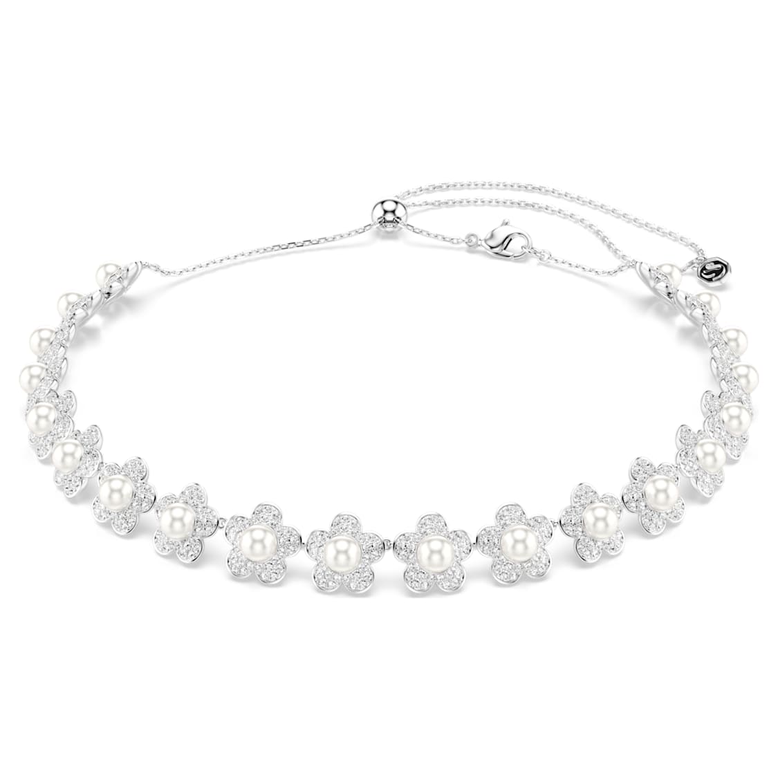 Choker Ariana Grande Crystal Pearl Fiori