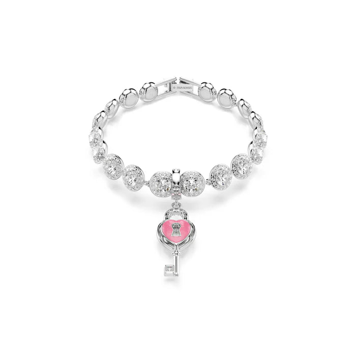 Pendente charms  Idyllia Cuore con chiave Bianco