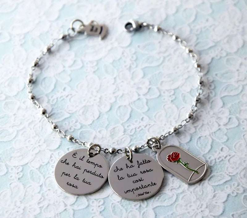 Bracciale “Rosa del Piccolo Principe”