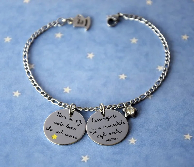 Bracciale “L’essenziale è invisibile agli occhi”