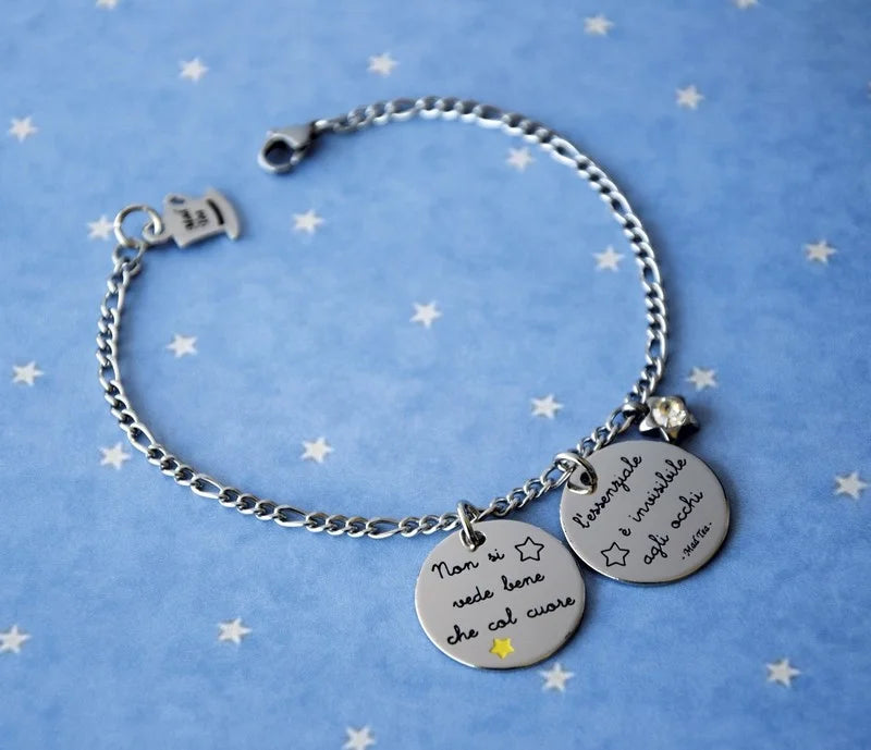 Bracciale “L’essenziale è invisibile agli occhi”