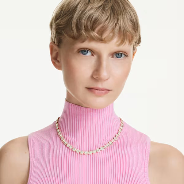 Collana Tennis Una Angelic Placc oro