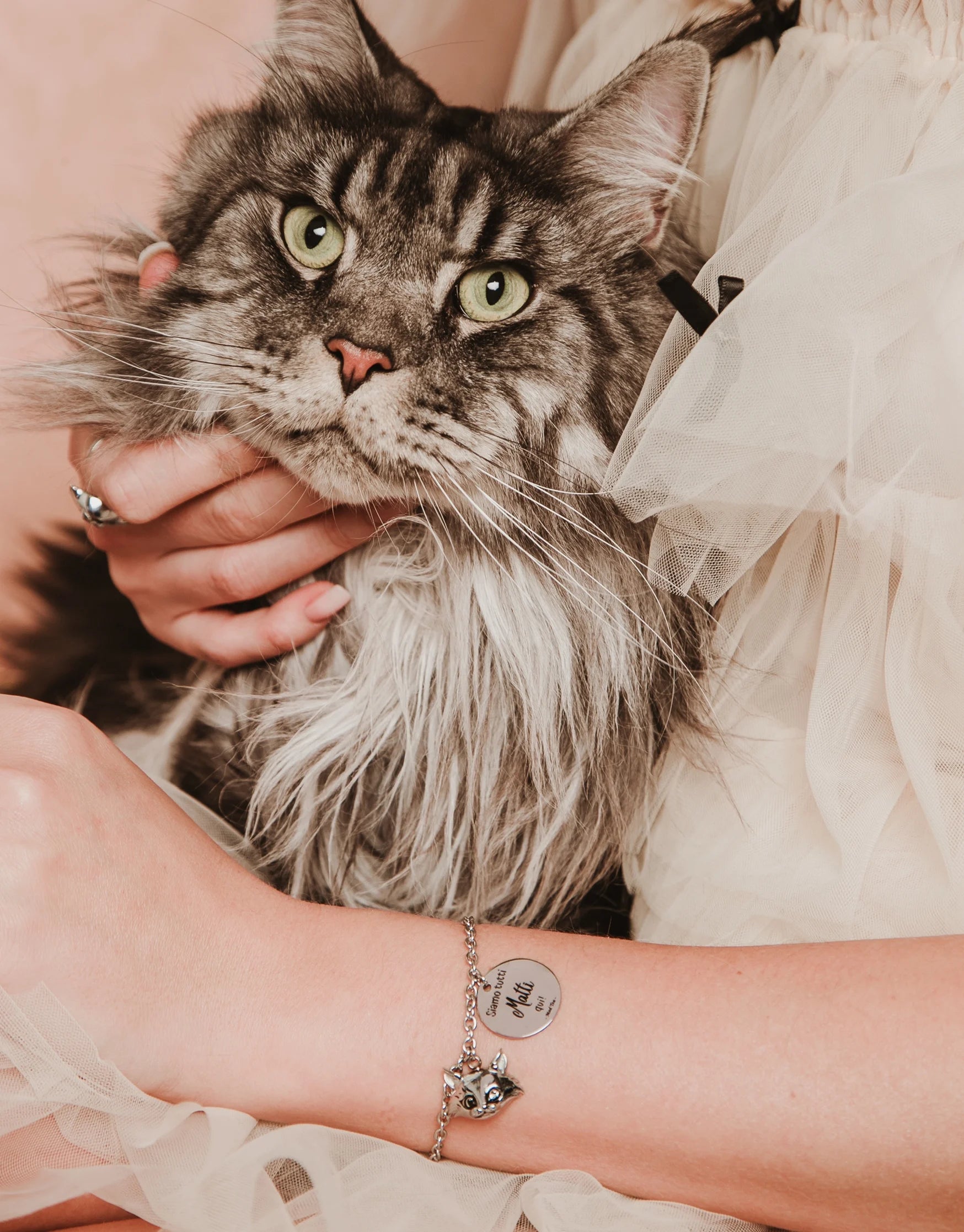Bracciale Gatto di Alice “Siamo tutti matti!”
