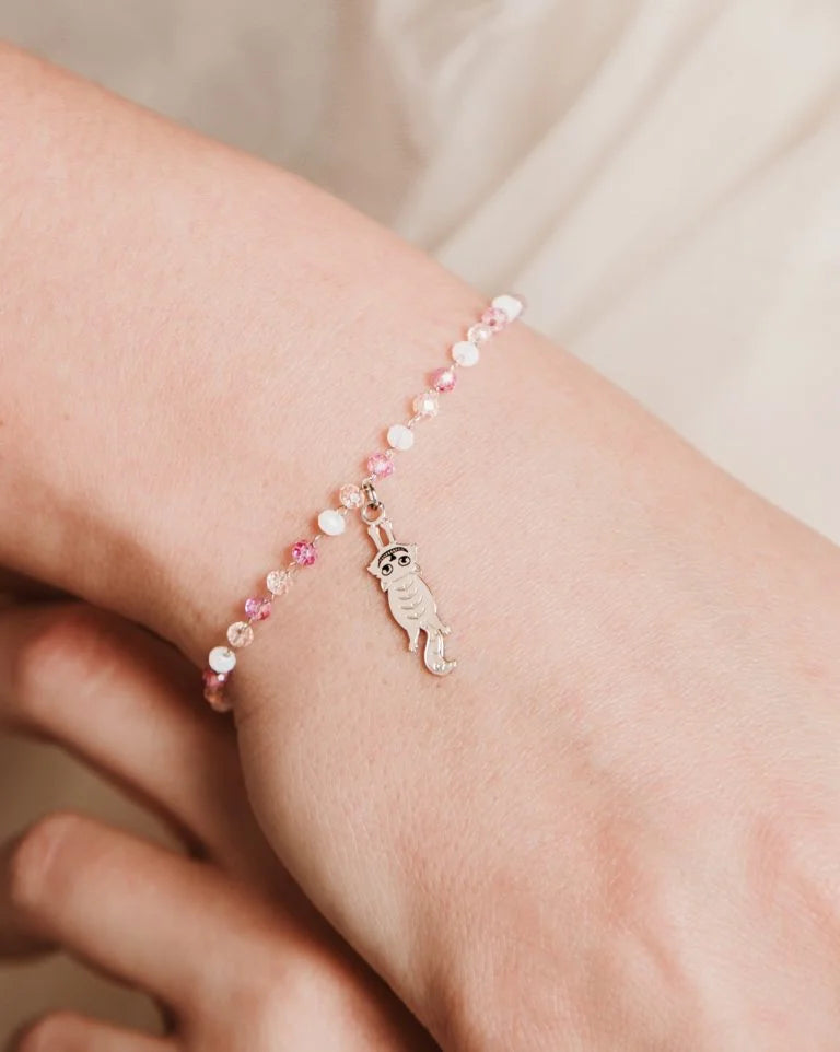 Bracciale cristalli “Gatto di Alice”
