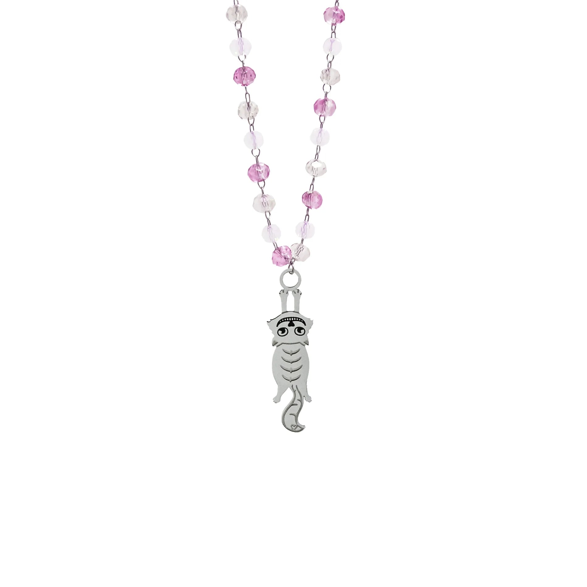Collier cristalli “Gatto di Alice”