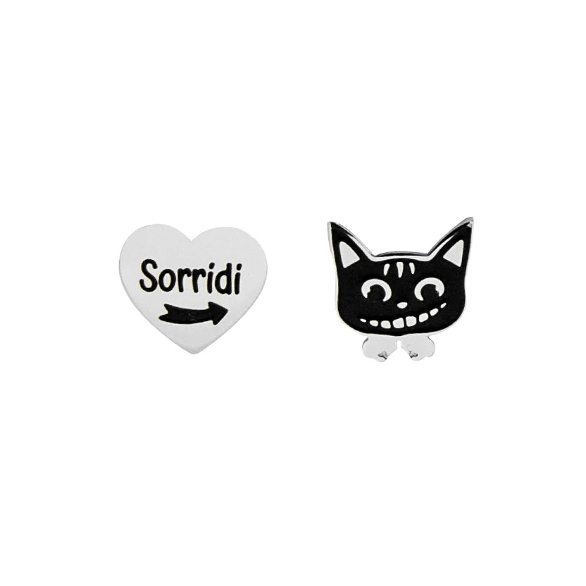 Orecchini Gatto di Alice “Sorridi”