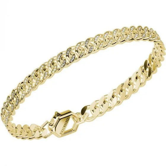 Bracciale Catena Uomo Acciaio dorato