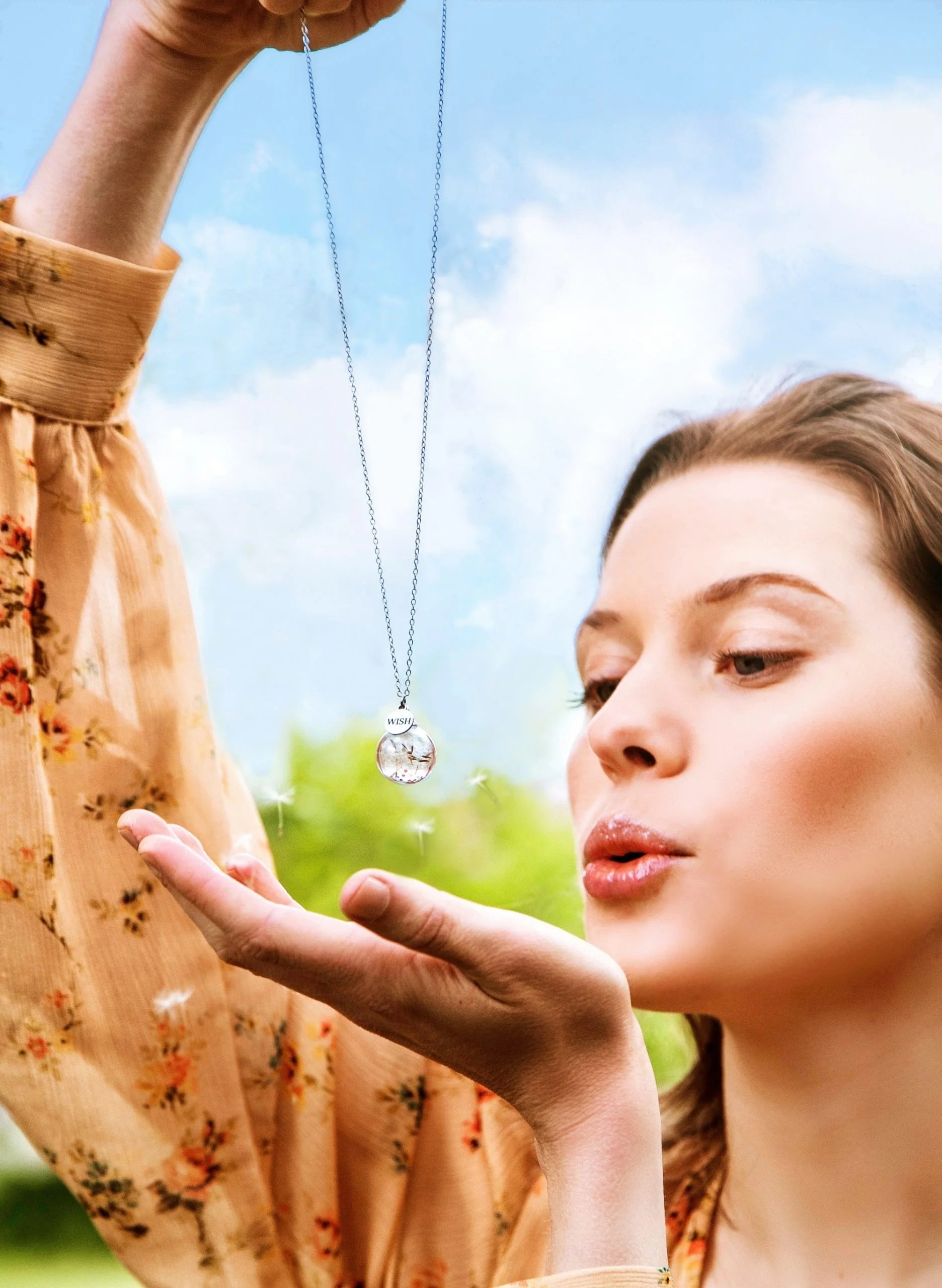 Collana dei desideri Make your wish “Soffione”