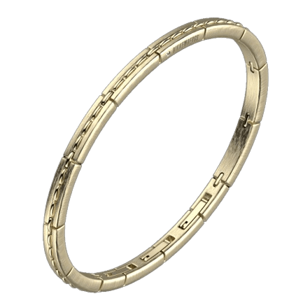 Bracciale Input Uomo Acciaio dorato