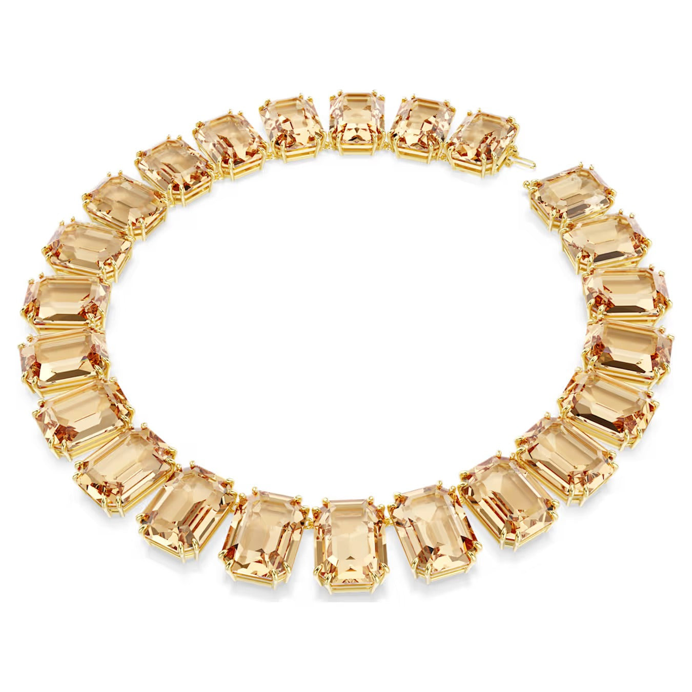 Collana Tennis Millenia ottagon Caramello