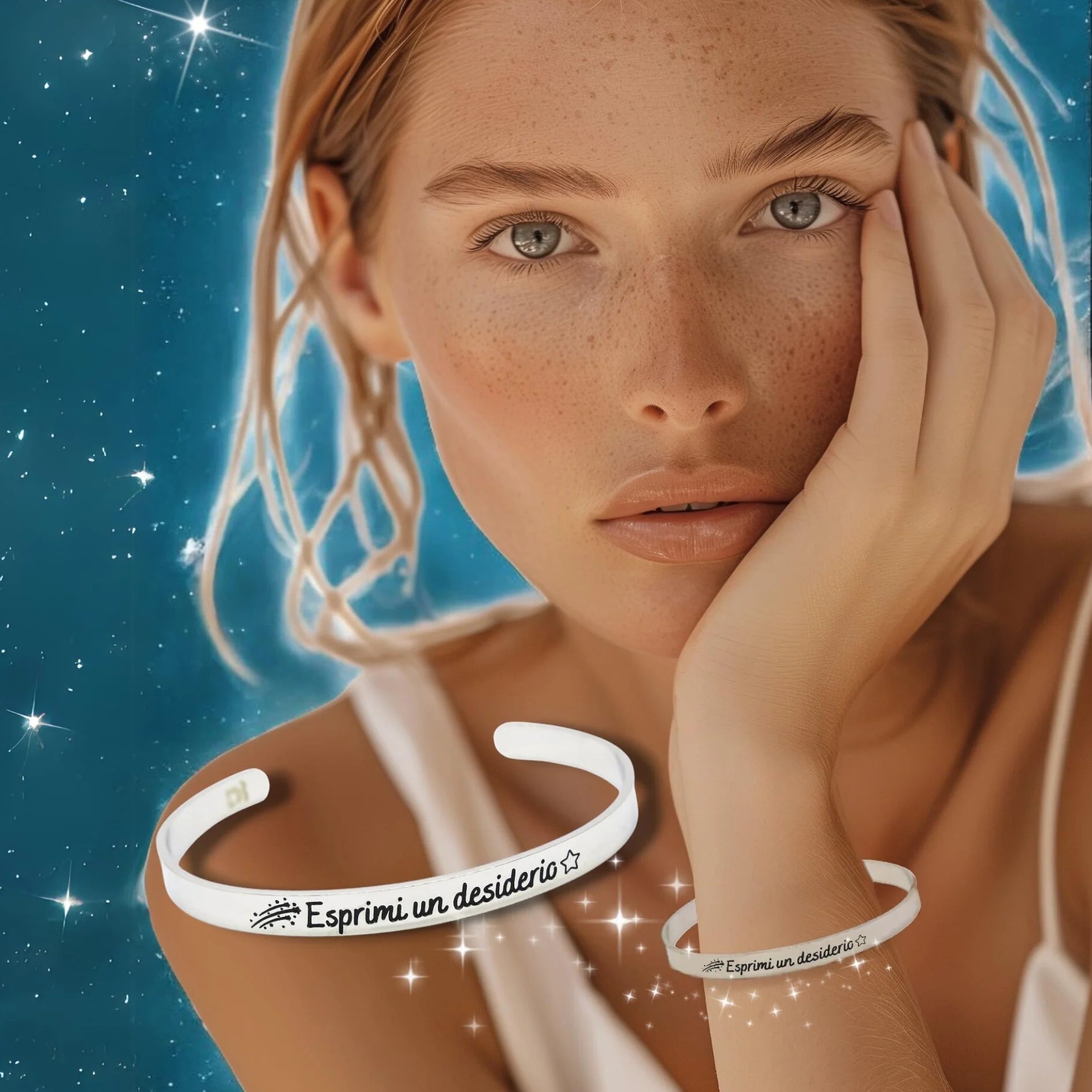 Bracciale rigido “Esprimi un desiderio”