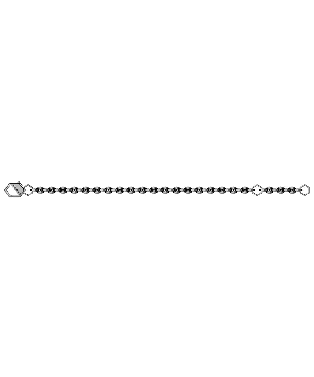 Bracciale catena Acciaio Anticato