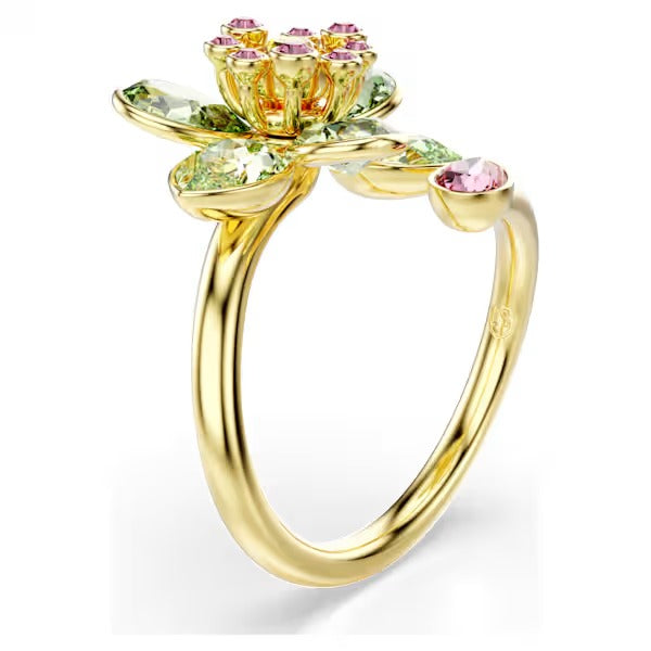Anello aperto Idyllia Fiore Verde
