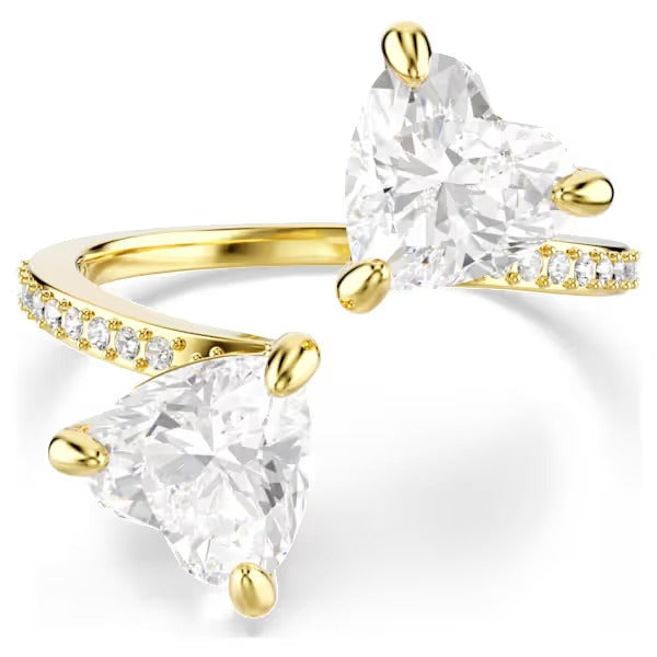 Anello Mesmera Cuori Placcato oro