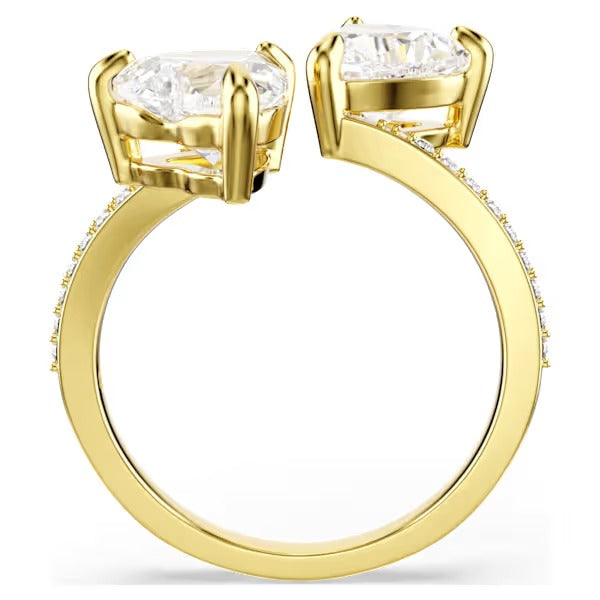 Anello Mesmera Cuori Placcato oro