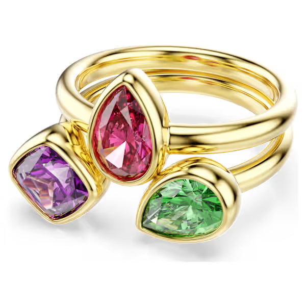 Anello Imber Set(2) Multic placc oro 18K