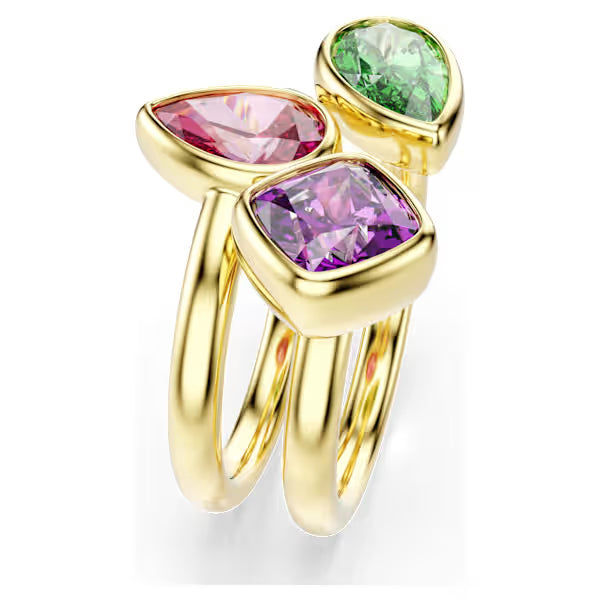 Anello Imber Set(2) Multic placc oro 18K
