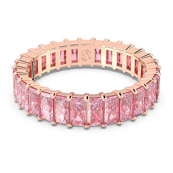 Anello Matrix baguette Rosa