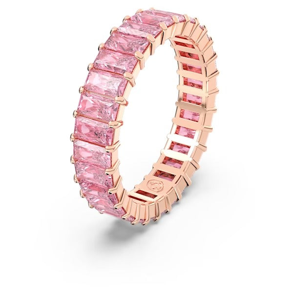 Anello Matrix baguette Rosa