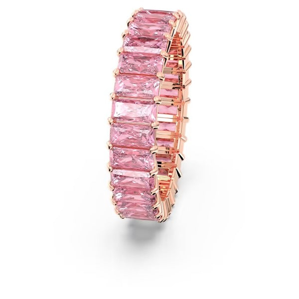 Anello Matrix baguette Rosa