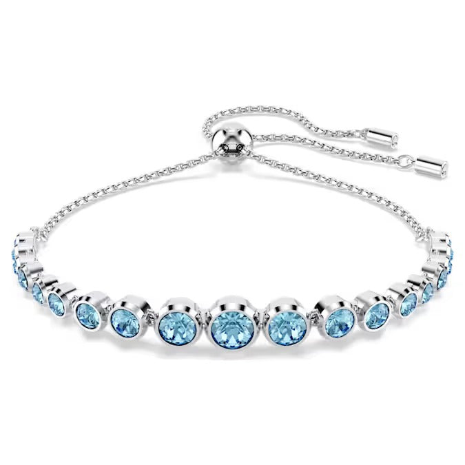 Bracciale Tennis Imber Tagli arrotondati Blu