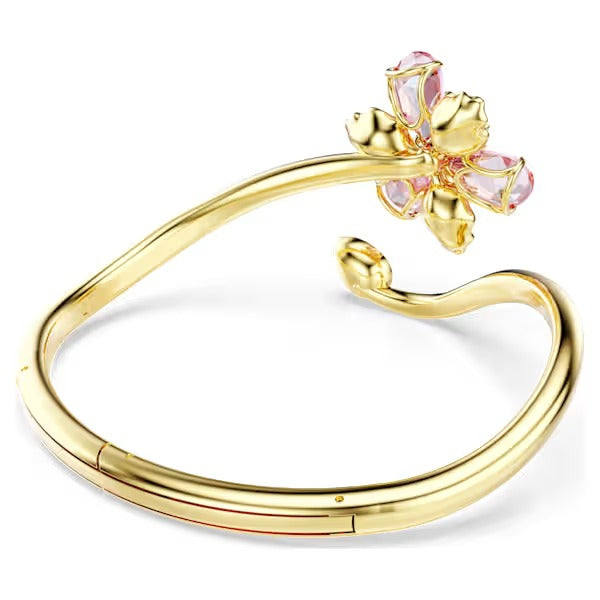 Bracciale rigido Idyllia Fiore Rosa