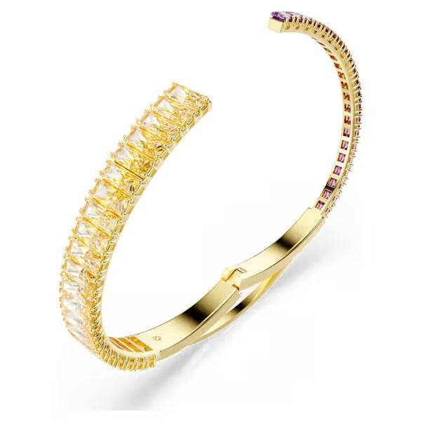 Bracciale rigido Matrix Taglio misto Viola