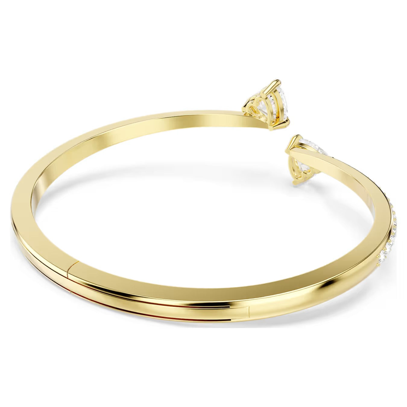 Bracciale rigido Mesmera Attract Cuori Placc oro