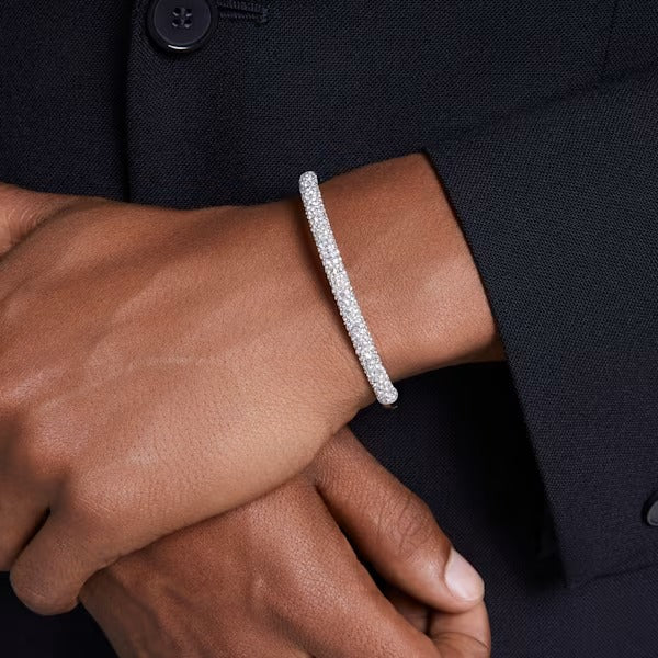 Bracciale rigido Sublima Pavé a neve