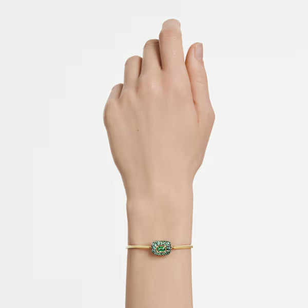 Bracciale rigido Sublima ottagon Verde placc oro 18K