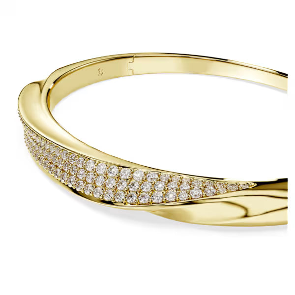Bracciale rigido Classica Argento Sterling placc oro 18k
