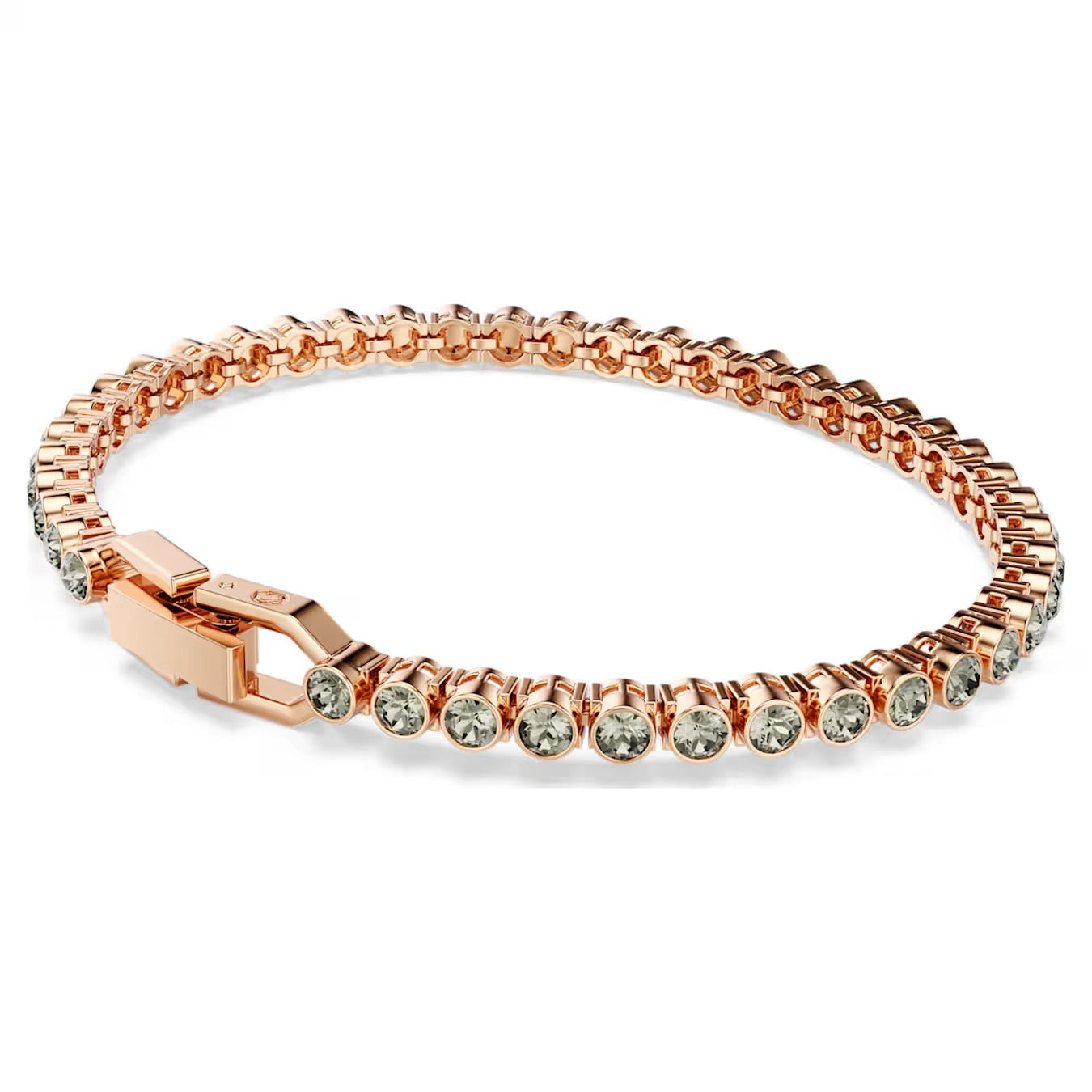 Bracciale Tennis Emily Grigio Placc oro rosa